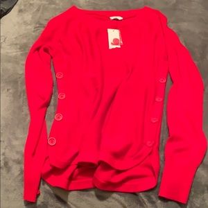 Crown & Ivy Red Light Sweater